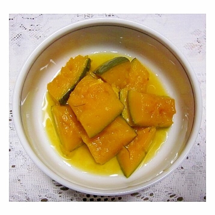 かぼちゃの煮物(白だし&砂糖)